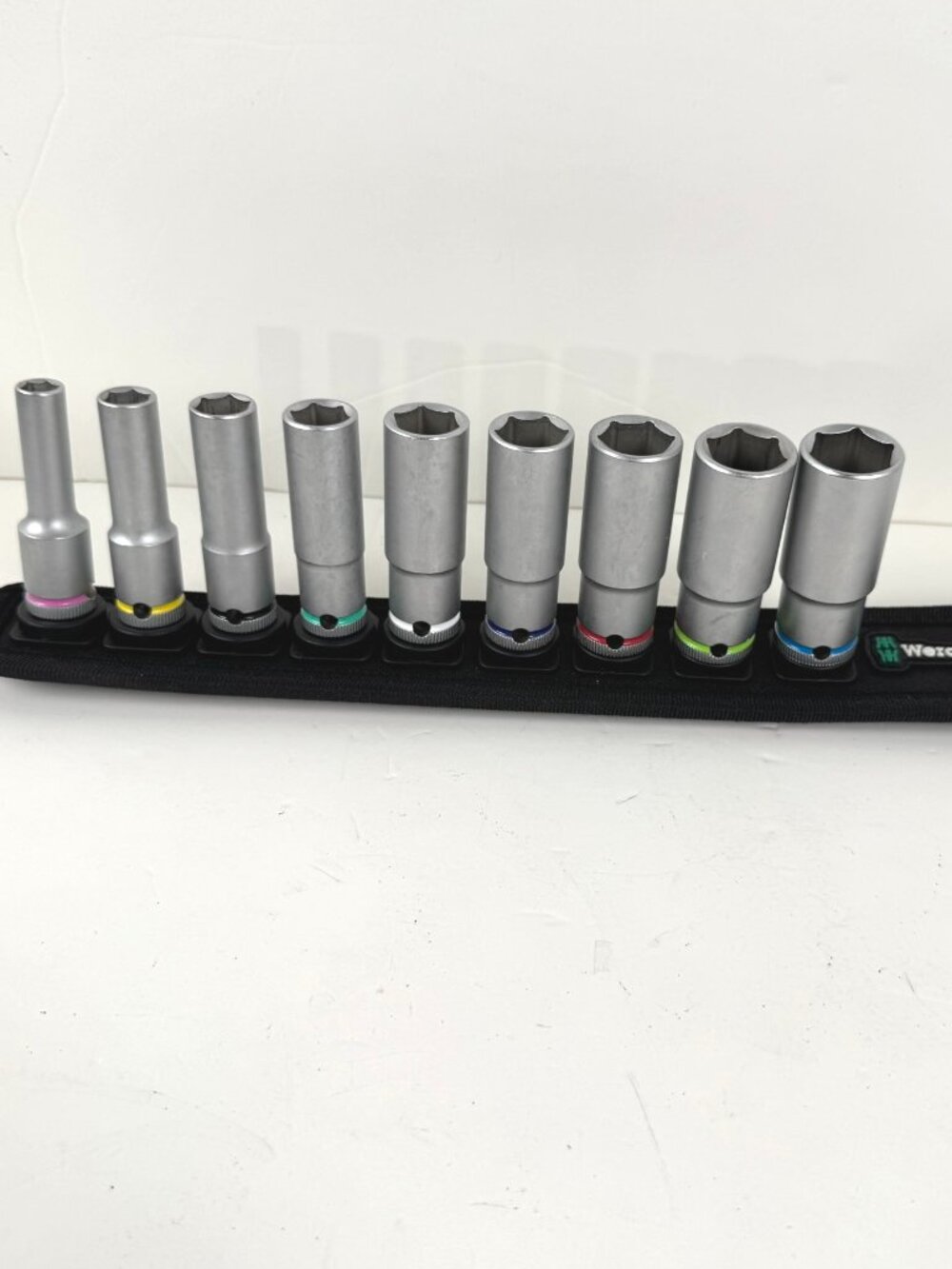 Wera 8790 HMB Belt B Deep 1 Socket Set 3/8" Drive Metric 9 Pieces MC-191